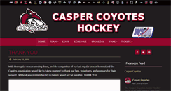 Desktop Screenshot of caspercoyotes.com